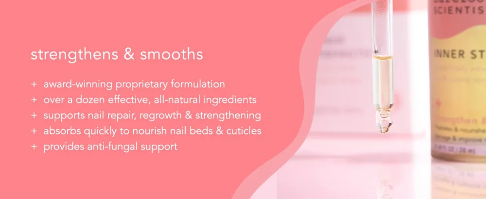 Barefoot Scientist Inner Strength Nail and Cuticle Renewal Drops, Award-Winning Cuticle Oil for Fingernails and Toenails - Inner Strength