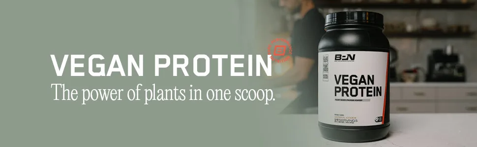Bare Performance Nutrition, Vegan Protein, Plant Based Protein, Pea Protein, Watermelon and Pumpkin Protein, Naturally Sweetened and Flavored (27 Servings, Peanut Butter Cookie) - bpn protein powder; bare performance nutrition; vegan protein powder; vegan protein; protein shake