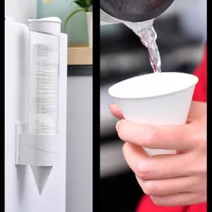 KICHOUSE 250 Pcs Cone Paper Cup Disposable Coffee Cup White Paper Cone Cups Water Glass Tube 4oz Wedding - product information 2