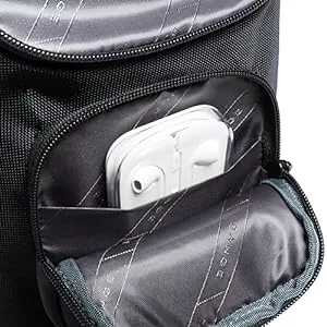 BANGE Sling Bag, Waterproof Men's Chest Bag Shoulder bags Crossbody Sling Backpack for Men Black(with Three Pockets) - middle pocket