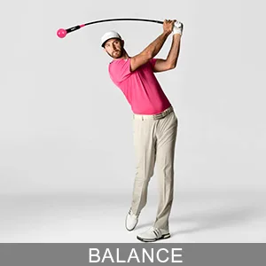 Balight Golf Swing Trainer Aid and Correction for Strength Grip Tempo & Flexibility Training Suit for Indoor Practice Chipping Hitting Golf Accessories 48" Yellow - BALANCE