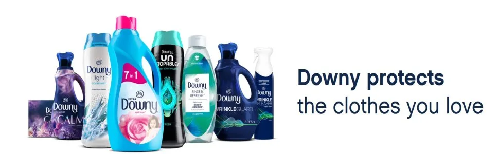 Downy Rinse & Refresh Laundry Odour Remover and Fabric Softener Cool Cotton Safe On All Fabrics HE Compatible 1.43L Cool Cotton 1 count (Pack of 1) - product information 1