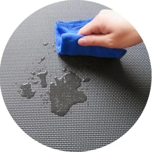 BalanceFrom Puzzle Exercise Mat with EVA Foam Interlocking Tiles Black 1/2" Thick, 48 Square Feet - product information 4