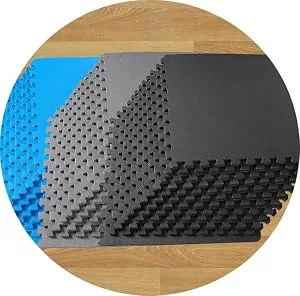 BalanceFrom Puzzle Exercise Mat with EVA Foam Interlocking Tiles Black 1/2" Thick, 48 Square Feet - product information 8