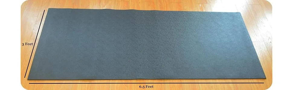 BalanceFrom High Density Treadmill Exercise Bike Equipment Mat 2.5-Feet x 5-Feet - product information 7