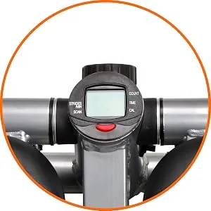 BalanceFrom Adjustable Stepper Stepping Machine with Resistance Bands, Gray - product information 6