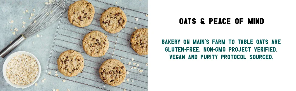 Bakery On Main Happy Quick Cooking Oats, Gluten-Free, Non GMO Project Verified Kosher, 7.5 lb, Packaging May Vary - Oats, Baking