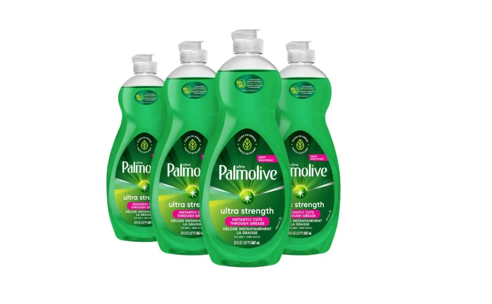 Palmolive Ultra Dishwashing Liquid Dish Soap Ultra Strength Original 887 ml Pack of 4 Amazon Exclusive Fresh 887 ml (Pack of 4) - Palmolive Ultra Strength