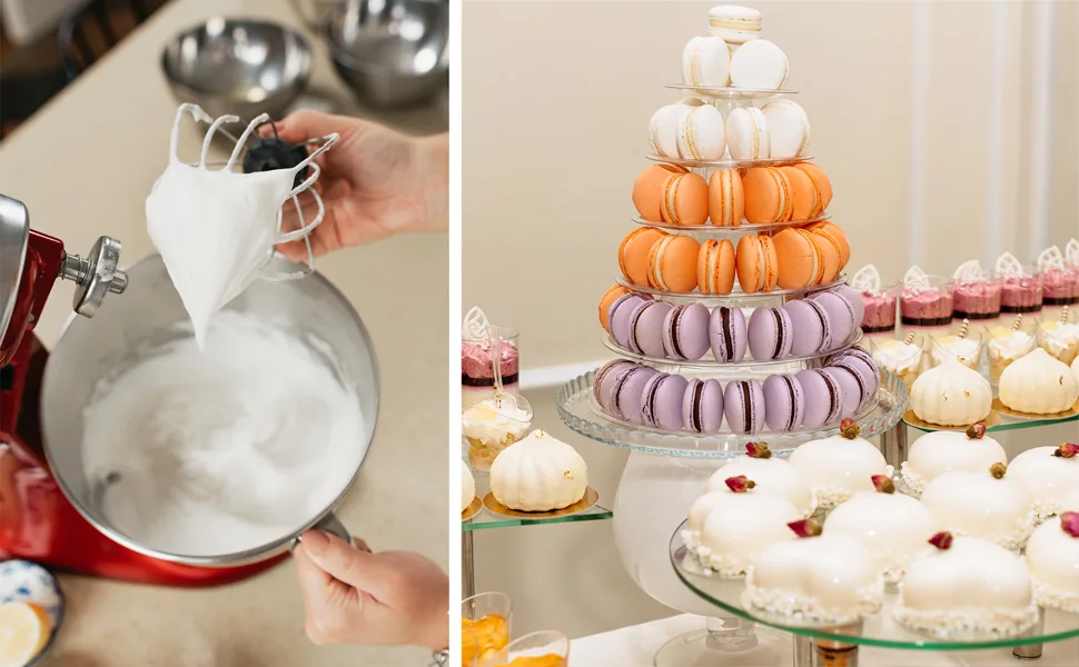 Bakerpan Meringue Powder for Baking and Decorating 16 Ounces (1 lb), Resealable Pouch - meringue powder bakerpan baking cooking icing