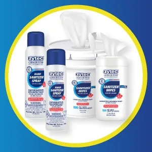 zytec Germ Buster Sanitizer Spray Extra Strength 80-Percent 352 Gram 500 ml (Pack of 1) - Hand Sanitizer