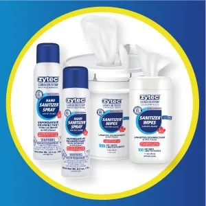 zytec Germ Buster Sanitizer Wipes Extra Strength 80% Pro -100 pk 100 count - product information 4