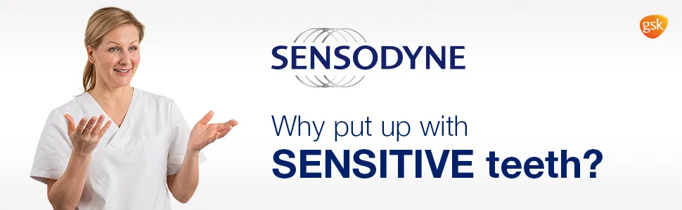 Sensodyne deep clean daily toothpaste for sensitive teeth mint 100ml (Packaging May Vary) - banner