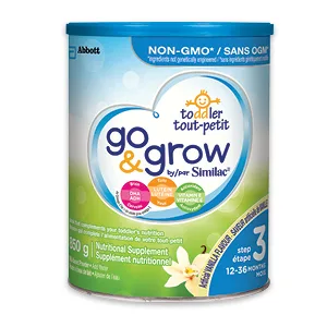 Similac Go & Grow Step 3 Toddler Drink Complement to Toddler Nutrition Milk Flavour 4x850 grams - Go & Grow by Similac™ Step 3 is available in powder and ready-to-use formats