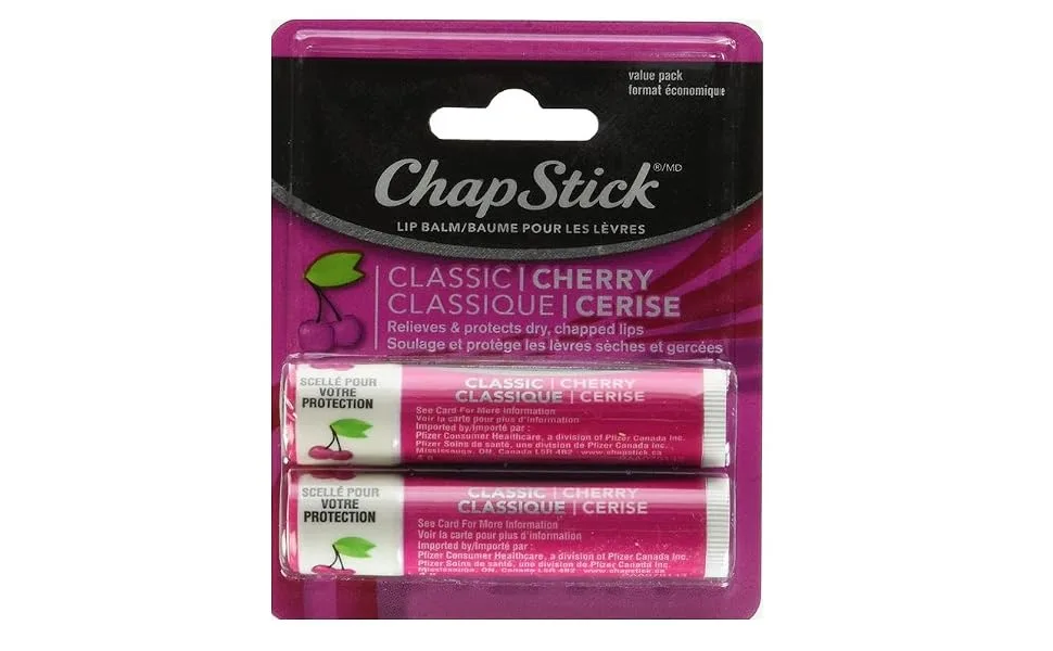 ChapStick Classic Cherry (2 Pack) Lip Balm Skin Protectant 4 g (Pack of 2) - product information 1