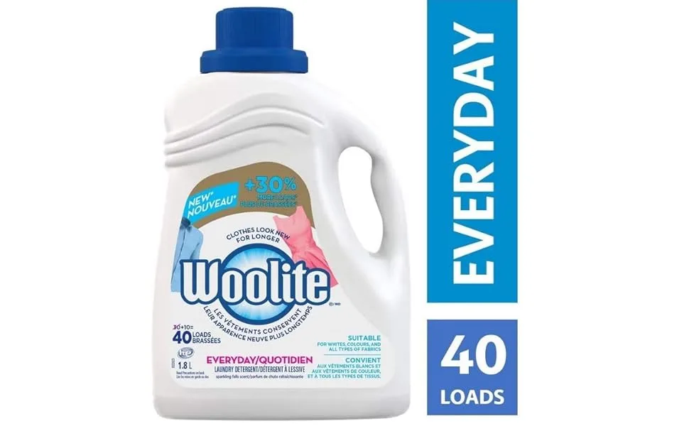 Woolite Everyday Laundry Detergent 1.8 L With Colour Renew - Clothes Look New Longer 1 Count 40 Loads - product information 1