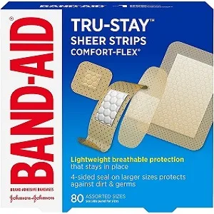 Band-Aid Comfort-Flex Assorted Strips Bandage Family Pack tan 80 Count 80 Count Comfort Flex - product information 2