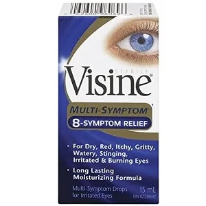 Visine Visine Multi Symptom 8 Symptom count 15 ml (Pack of 1) - product information 2