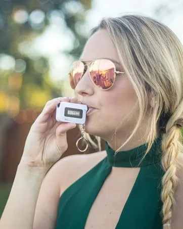 BACtrack Professional Breathalyzer Mouthpieces (50 Count) | Compatible with BACtrack S80, Trace, Scout, Element & S75 Breath Alcohol Testers - BACtrack C6 Keychain Breathalyzer