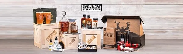 Bacon Crate  Includes 5 Awesome Bacon-Flavored Snacks Like Maple Bacon Jerky, Bacon Seasoning and More  Great Gifts for Men - man crates, gifts for men