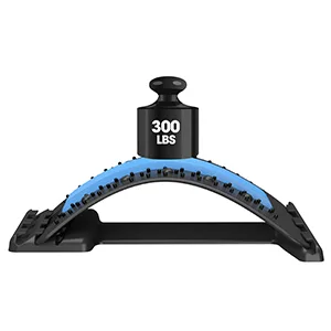 Back Stretcher, Lumbar Back Cracker Board Pain Relief Device, Multi-Level Lumbar Back Massager, Pain Relief for Herniated Disc, Sciatica, Scoliosis, Lower and Upper Lumbar Support Stretcher Black - product information 6