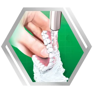 Polident Overnight Denture Cleanser Tablet 40 Count (Pack of 1) - Sparkling