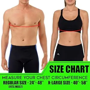 Back Posture Corrector for Women and Men - Shoulder Brace Back Posture Corrector - Upper Back Support - Back Straightener Posture Corrector - Resistance Band Included (Regular) 1 Count (Pack of 1) - size chart