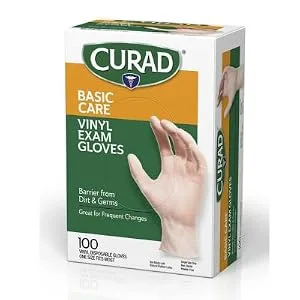 Curad 100 Count Vinyl Gloves (CURCA4135R) - gloves