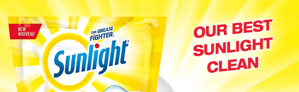 SUNLIGHT Advanced Dishwasher Detergent 72 count - Mod1