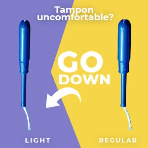 Tampax Radiant Pocket Tampons Plastic Applicator Regular Absorbency 14 Count - Go Down
