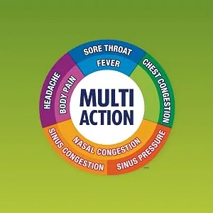 Mucinex Multi-Action Congestion Cold & Flu Caplets 20 count - multi action