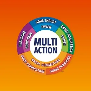 Mucinex Multi-Action Congestion Cold & Cough Caplets 20 count - multi action