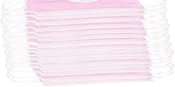 3-Ply Disposable Face Masks Pack of 50 - Pink Mask