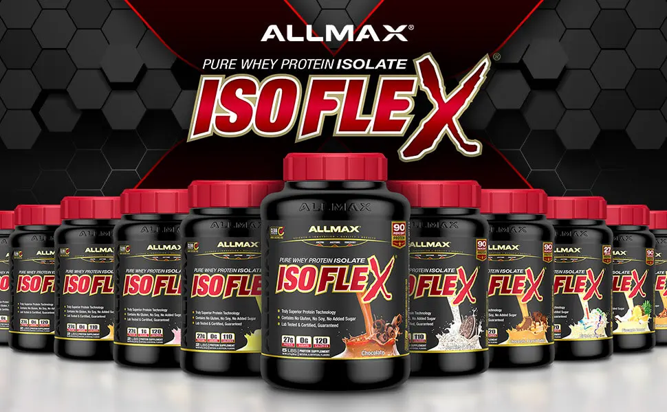 ALLMAX Nutrition - ISOFLEX - 100% Ultra-Pure Whey Protein Isolate - Lucky Jacked Cereal - 2 Pound - product information 4