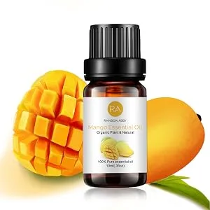 Fruit Essential Oil Top 11 Set - Strawberry Coconut Raspberry Mango White Musk Apple Freesia Lime Cherry Passion Watermelon 11-pack - Mango