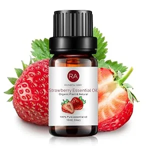 Fruit Essential Oil Top 11 Set - Strawberry Coconut Raspberry Mango White Musk Apple Freesia Lime Cherry Passion Watermelon 11-pack - Strawberry