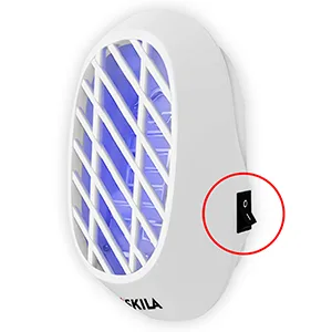 2 Packs Bug Zapper Indoor Plug in Fly Zapper Electric Fly Traps Indoor for Home Use Fruit Fly Traps Indoor Living Room Kitchen Bedroom - product information 5