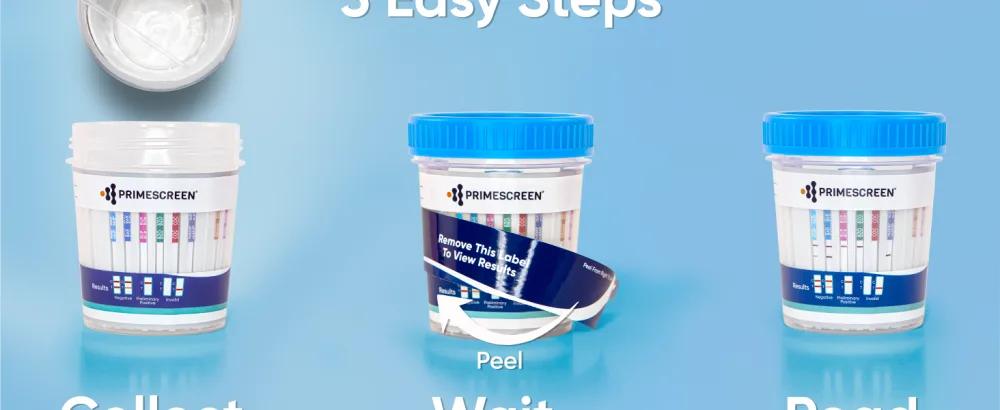 Prime Screen - 5 Pack 12 Panel Urine Multi Drug Test Cup for Home Use (AMP BAR BUP BZO COC MET MDMA MOP/OPI 300 MTD OXY PCP THC) - TDOA-6125 - product information 13