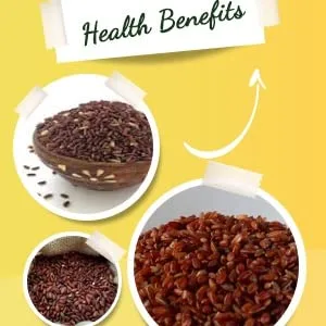 B&B Organics Mappillai Samba Hand Pounded Red Rice,1 kg/2.2 pound - product information 2