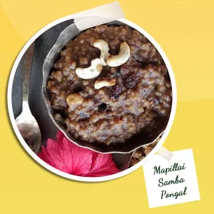 B&B Organics Mappillai Samba Hand Pounded Red Rice,1 kg/2.2 pound - product information 4