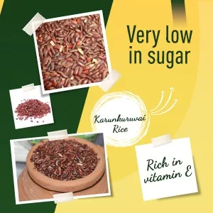 B&B Karunkuruvai (Black Rice), 1 kg/2.2 Pound - product information 2