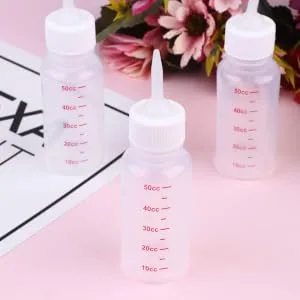 Baby Pet Feeding Bottle 50 Ml Squeeze Liquid Bottle for Kitten Puppy Small Animals Feeding Tool Pointed Milk Feeder with Scale 6 Pcs - product information 8