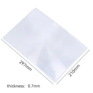 Chargenyang 2Pack 3X Premium Magnification Page Magnifier Fresnel Lenses Ideal for Reading Aids for Reading Newspaper Low Vision Aids Small Print and Document(2Pack) - product information 3