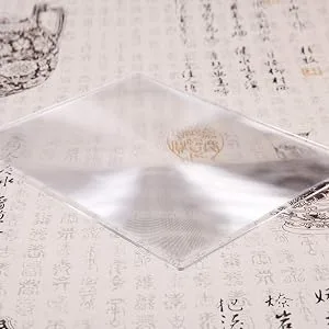 Chargenyang 2Pack 3X Premium Magnification Page Magnifier Fresnel Lenses Ideal for Reading Aids for Reading Newspaper Low Vision Aids Small Print and Document(2Pack) - product information 4