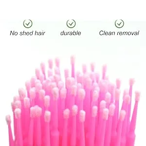 Chargenyang 400 Count Multipurpose Dental Swabs Disposable Micro Applicator Brush Mascara Brush for Dental Care or Make up 1.5/2.0 mm - product information 4