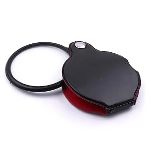 ATOPLEE 2pcs Slim Reading Pocket Magnifying Glass 60mm 5X Folding Magnifier - product information 3
