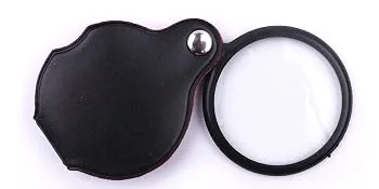 ATOPLEE 2pcs Slim Reading Pocket Magnifying Glass 60mm 5X Folding Magnifier - product information 6