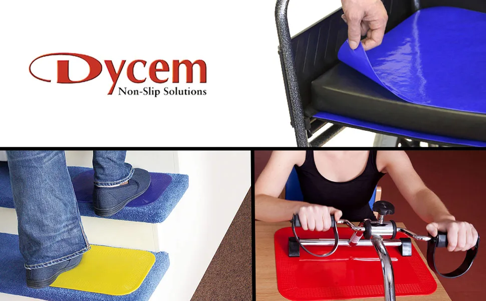 Dycem Non-Slip Material Roll Yellow 8" X 3.25 ft - dycem