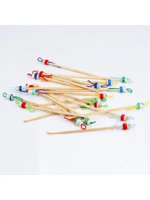 SUPVOX Ear Picks Bamboo Ear Cleaner with Tool Doll Design 10pcs (Random Color) - product information 2
