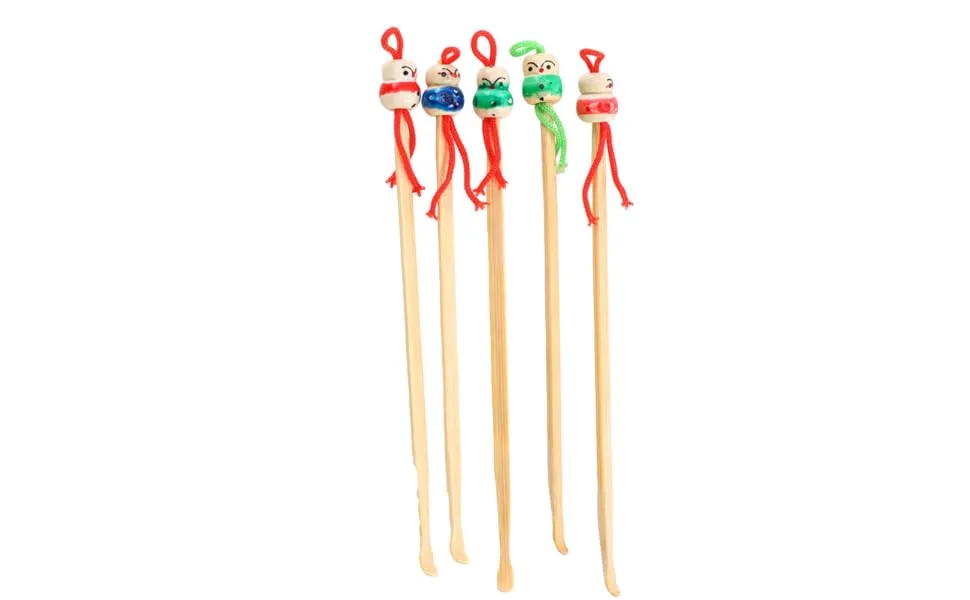SUPVOX Ear Picks Bamboo Ear Cleaner with Tool Doll Design 10pcs (Random Color) - product information 4