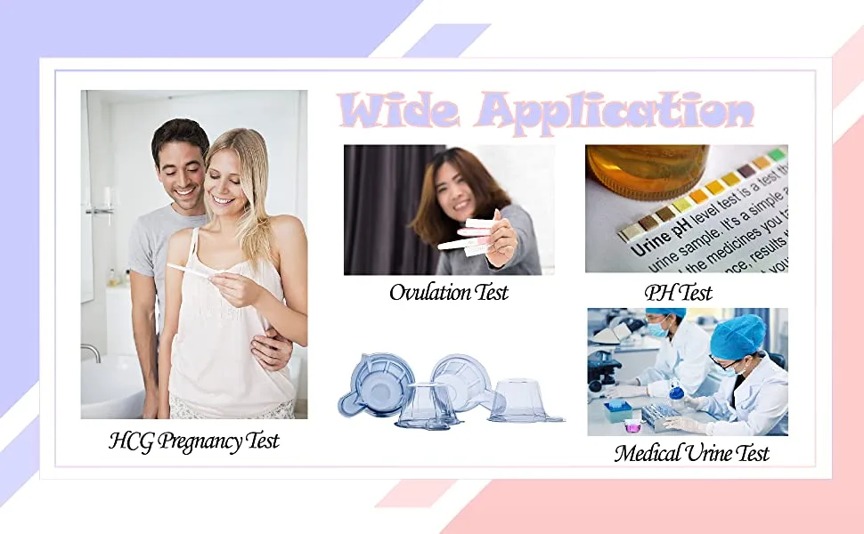 150 Pack 40ml Urine Cups Plastic Disposable Easy to Collect Urine Specimen Cups for Easy to Collect Ovulation Test PH Test Pregnancy Test - 150 Pack 40ml Urine Cups